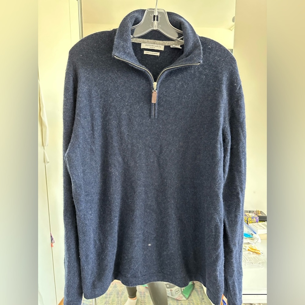 Cashmere 3/4 zip